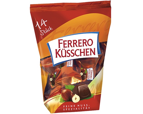 Ferrero "Kisses" 14pcs. Bag 124g