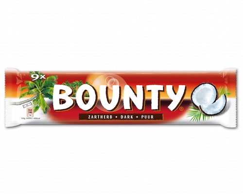Bounty Dark Chocolate 9pcs. Multi Pack 256,5g