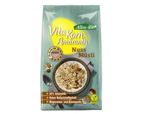 Allos Vita Grain Amaranth Nut Muesli 375g