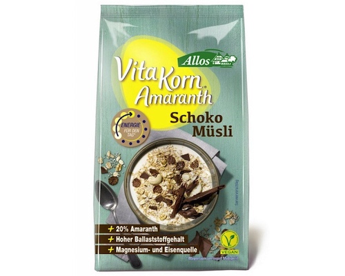 Allos Vita Grain Amaranth Chocolate Muesli 375g