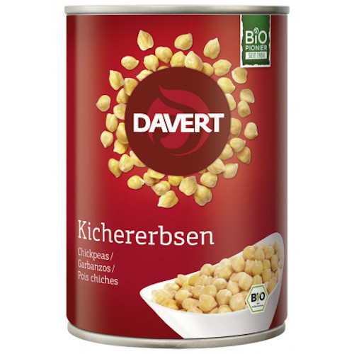 Davert Bio Kichererbsen in der Dose