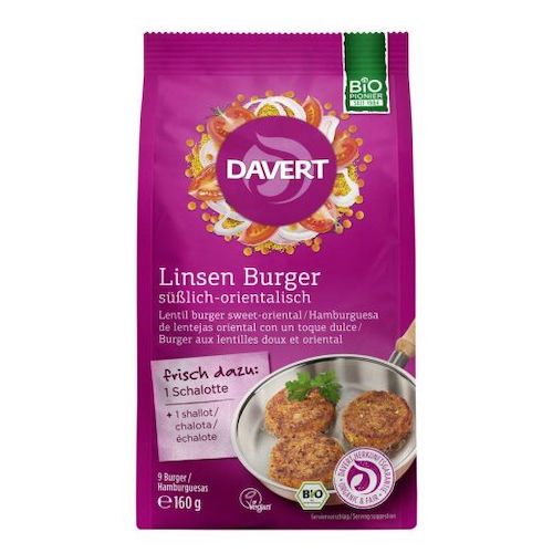 Davert Lentil Burger