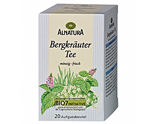 Alnatura Bergkräutertee 20 Aufgussbeutel 35g