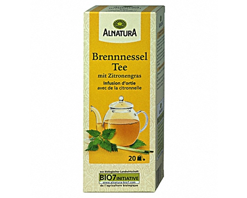 Alnatura Brennnesseltee mit Zitronengras 20 Aufgussbeutel 30g