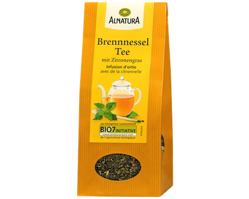 Alnatura Brennnesseltee mit Zitronengras, lose 40g