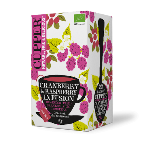 CUPPER Cranberry Himbeer Infusion 50g