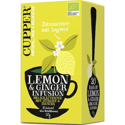 CUPPER Lemon Tea with Ginger 50g