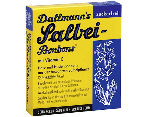 Dallmann's Salbei-Bonbons zuckerfrei 37g