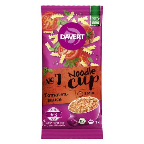 Davert Noodle-Cup Tomatosauce