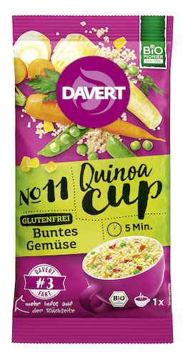 Davert Quinoa-Cup Colorful-Vegetables