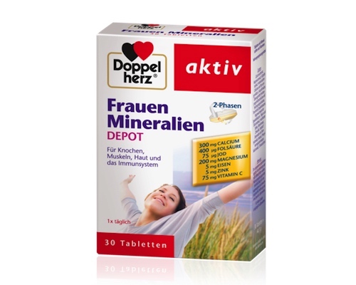 Doppelherz Frauen Mineralien Depot 30 Kapseln 42,6g