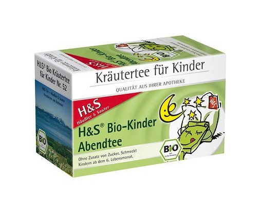 H&S Bio Kinder Kräuter-Abendtee 20 Filterbeutel 30g