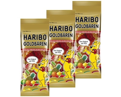 Haribo Fruit Gummy Bears 14x75g Set