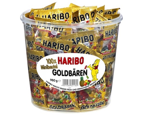 Haribo Goldbären Mini Beutel Dose 980g