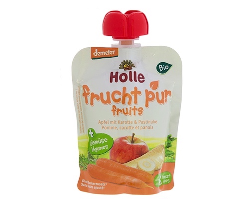 Holle Pure Fruit Apple With Carrot % Parsnip 90g