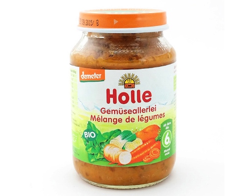 Holle Vegetable Mix Babyglass 190g
