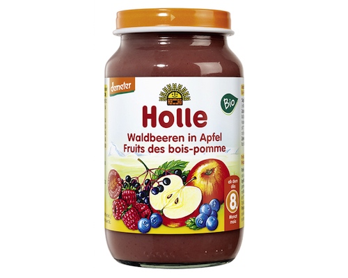 Holle Wild Berries With Apple Babyglass 220g