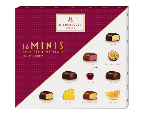 Niederegger Marzipan Minis Fruity Variety 112g | Natural German