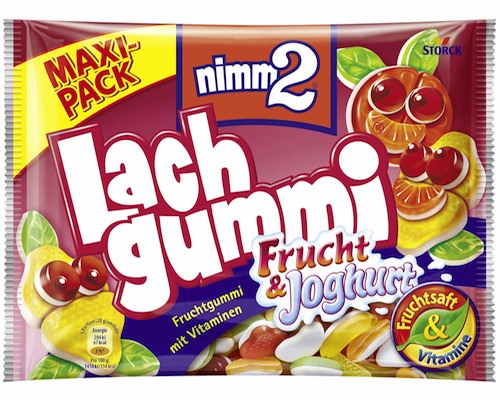 Nimm2 Lachgummi Fruit & Yogurt MaxiPack 376g