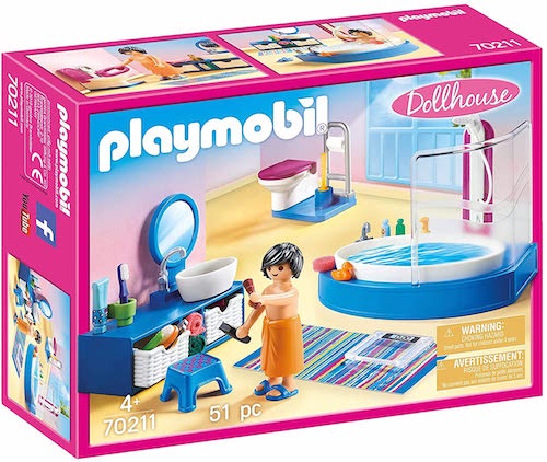 Playmobil 浴槽のあるバスルーム