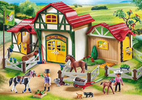 Playmobil large riding stables