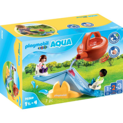 Playmobil 1.2.3. Water Seesaw with Watering Can