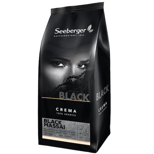Seeberger Coffee "Black Massai" Whole Beans 250g