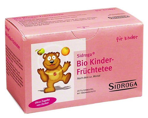Sidroga Bio Kinder-Früchtetee 20 Filterbeutel 30g