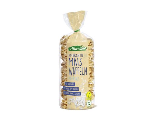 Allos Amaranth Maiswaffeln mit Meersalz 100g