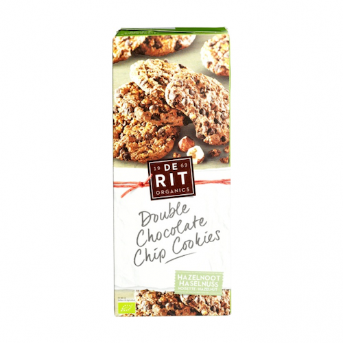 De Rit Double Chocolate Chip Cookies Hazelnut 175g