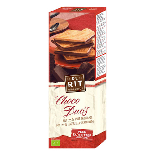 De Rit Choc's Duo Dark Chocolate 150g