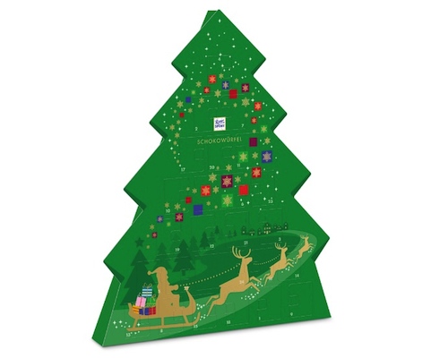 リッタースポーツ アドベントカレンダー チョコキューブ 208g