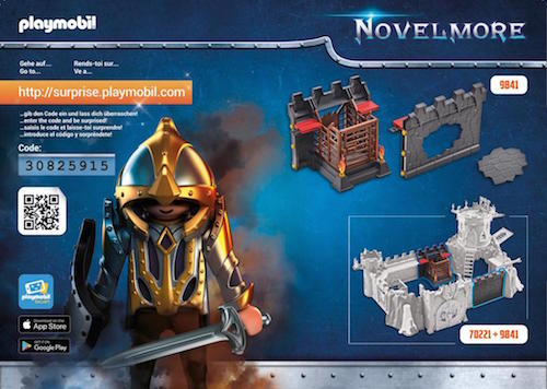 Playmobil Mauererweiterung mit Gefängnis und Mauerdurchbruch für die Festung der Burnham Raiders