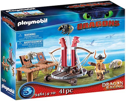 Playmobil Dragons Dragon Racing: Gobber the Belch with Sheep Sling