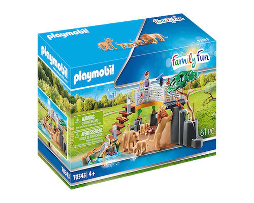 Playmobil Family Fun Outdoor Lion Enclosure