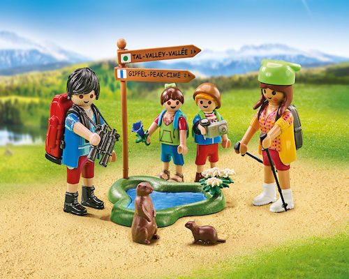 Playmobil Country ハイキング家族