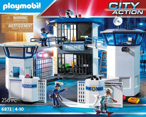 Playmobil City Action Polizei-Kommandozentrale mit Gefängnis