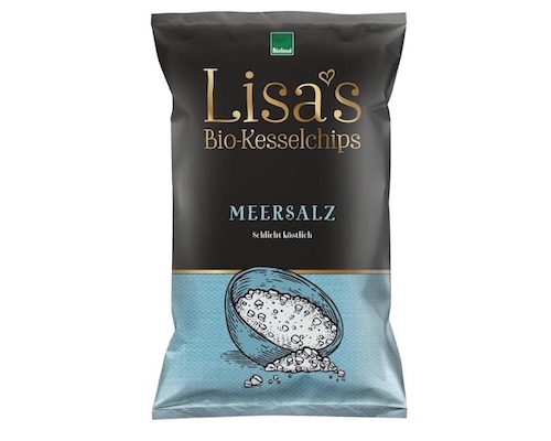 Lisa's Bio-Kesselchips Meersalz 125g