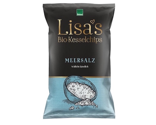 Lisa's Organic Kettle Crisps 海塩125g