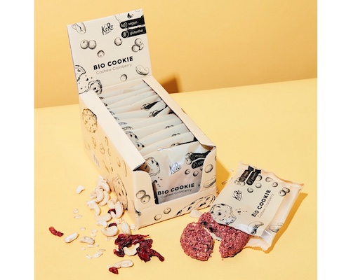 KoRo オーガニッククッキーカシュークランベリー 12 x 50g