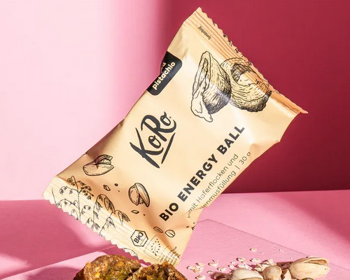 KoRo オーガニック エネルギーボール塩漬けピスタチオ30g