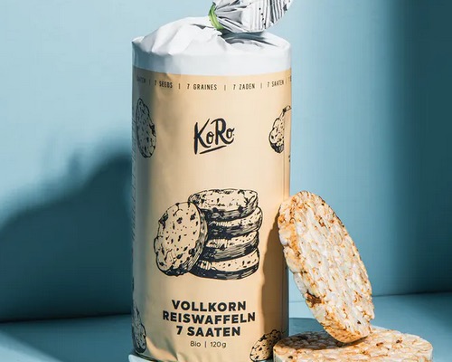 KoRo Bio Vollkornreiswaffeln mit 7 Saaten 120g