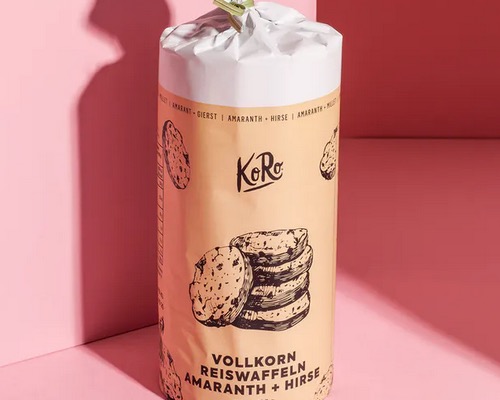 KoRo Bio Vollkornreiswaffeln mit Amaranth und Hirse 120g