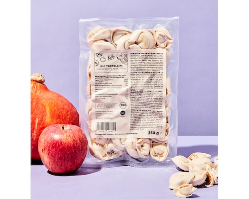 KoRo Bio Vegane Tortellini mit Kürbis und Apfel 250g