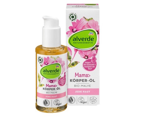dm Alverde Mama Körperöl Bio-Malve 100ml