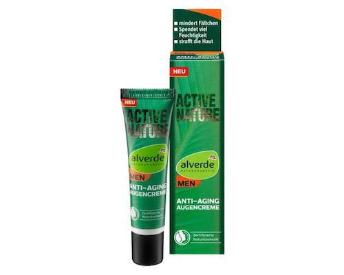 dm Alverde MEN Active Nature Anti-Aging Augencreme 15ml