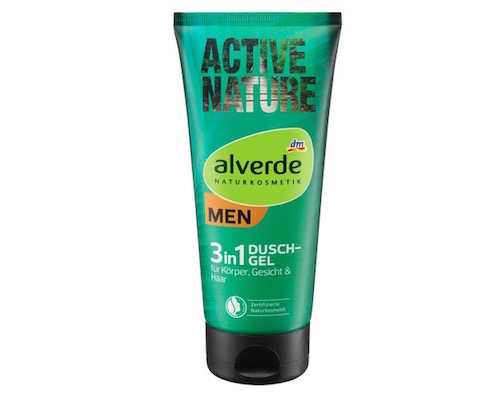 dm Alverde MEN Active Nature シャワージェル 3in1 200ml
