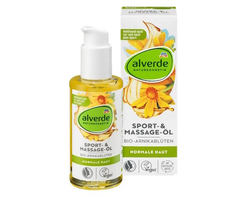 dm Alverde スポーツ＆マッサージオイルオーガニックアルニカブロッサム100ml