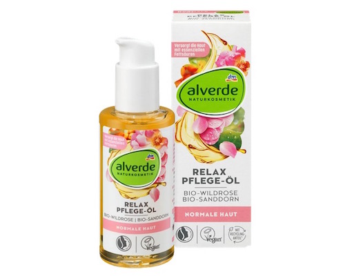 dm Alverde Relax Care Oil Organic Wild Rose And Organic Sea Buckthorn 100ml