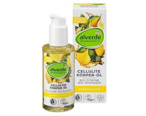 dm Alverde Cellulite Körper-Öl Bio-Zitrone, Bio-Rosmarin 100ml
